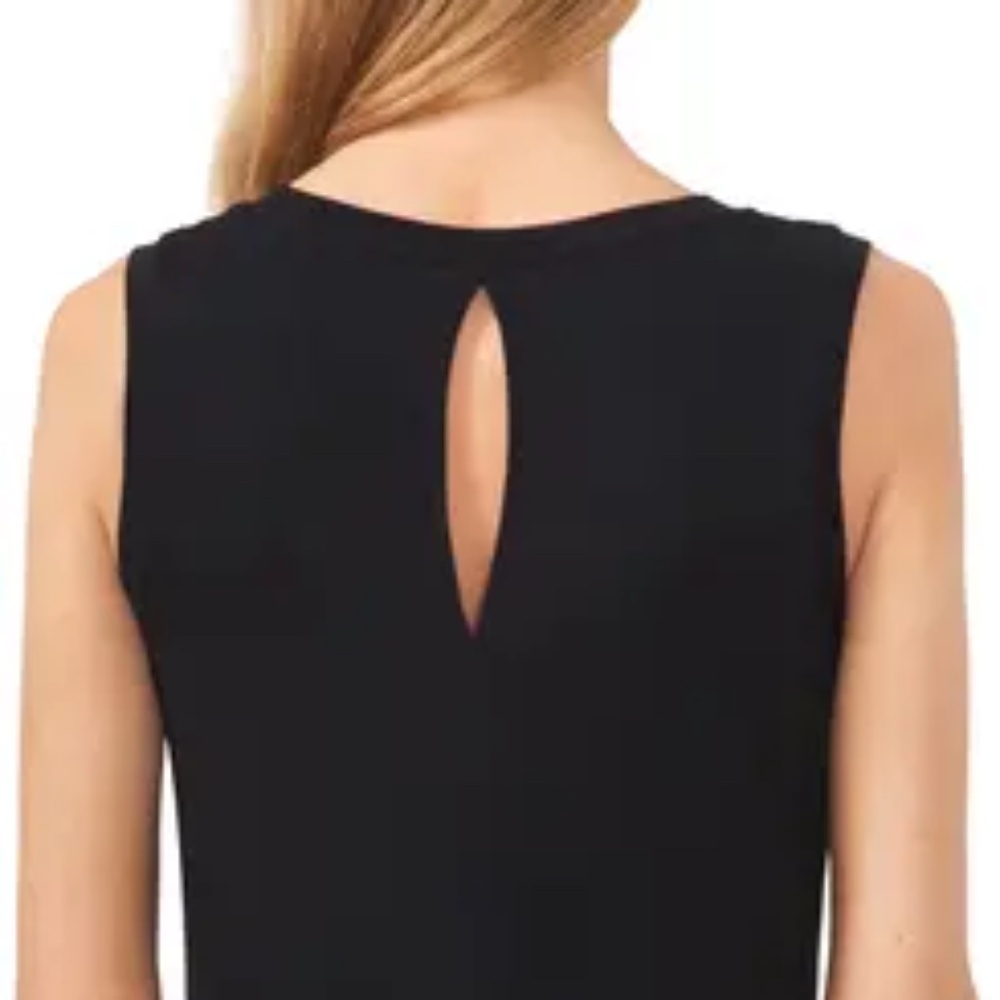 halogen back keyhole tank split  back in black size s - Picture 3 of 4